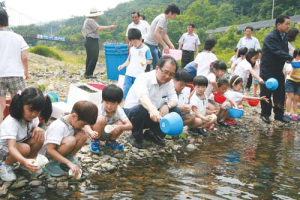 청양군, ‘지천100리길’ 생태 복원에 앞장