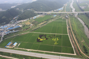공주시, 고맛나루 쌀 이색 홍보 눈길!