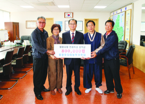 충청웃다리농악보존회, 풍물대회 상금 ‘장학금’ 쾌척