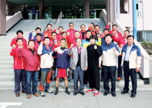 청양군체육회, 전국체전 응원 및 워크숍 가져