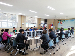 대치면주민자치위원회 본격적 활동 개시