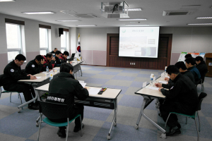 청양산림항공관리소, 공중진화반 모의훈련 실시