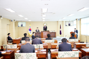 제198회 부여군의회 임시회 개회