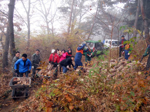 홍산 ‘보부상’ 소외계층 따뜻한 겨울나기 봉사활동