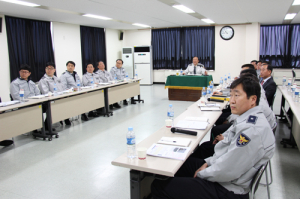 청양서 안전종합 매뉴얼 보고대회 개최