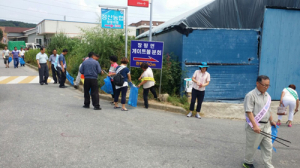 장평면 단체장협회, 청양고추축제 손님맞이 대청소