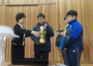 정산초, 왕중왕 탁구대회 1위 