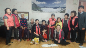 남양면, 자원봉사로 행복경로당 만들기