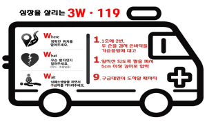 청양소방서, 심장을 살리는 3W-119를 꼭 기억하세요!