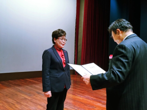임동금 군의원 민주평통 의장 표창 수상