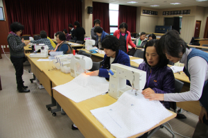 생활기술과제교육, 헌옷 리폼 교육 가져