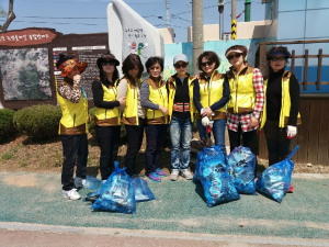 세계평화 여성연합회 청양군지회, 환경정화 활동 전개 