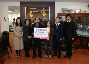 청양군, 인구보건협회 후원 아가사랑 후원금 전달
