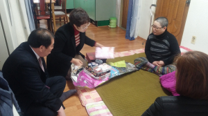 청양읍 적십자봉사회, 저소득 취약가구 위문품 전달