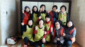 청양읍 여성자원봉사회, 소외계층 집 봄맞이 대청소 봉사활동 전개