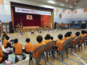 (사)국제문화교류단 청양군지부, 여름국악캠프 개최