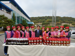 생활개선청양군연합회, 전통 장으로 이웃사랑 실천