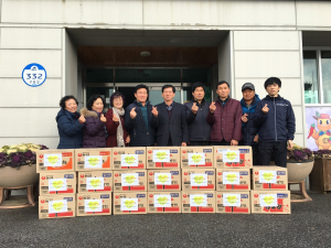 바르게살기운동 남양면위원회, 소외 이웃 라면 전달
