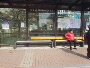 청양, 버스 승강장 따뜻해서 좋아요!