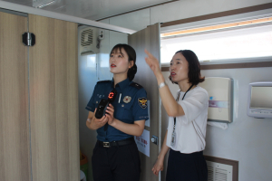 청양경찰서 피서철 불법촬영 기기 탐지 점검