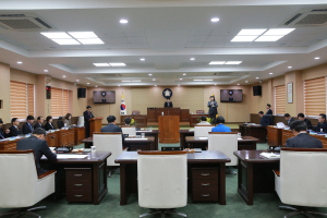 기해년 첫 청양군의회 제251회 임시회, 개회