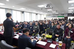 김정섭 공주시장, 기해년 새해 읍면동 방문 마무리