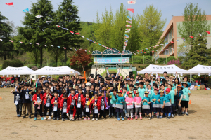 ‘청남, 장평, 미당 공동교육과정 체육대회 개최’