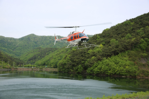 청양산림항공관리소, 소나무 재선충병 항공방제 실시