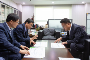 김돈곤 청양군수 내년도 국비확보 발걸음 분주