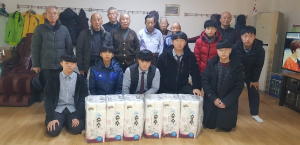 정산고 학생들 ‘경로당 효도’ 앞장