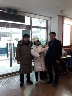 운곡면 광암리 여섯째 아이 출산 화제