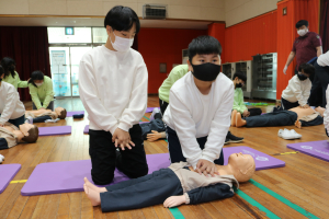 청남초, 사람을 살리는 사랑의 손깍지!