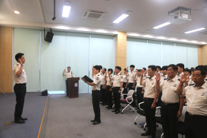 청양소방서, 중대 비위 근절 직장교육… 청렴·존중의 조직문화 다짐