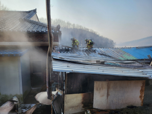 청양소방서, 겨울철 화목보일러 화재예방 당부